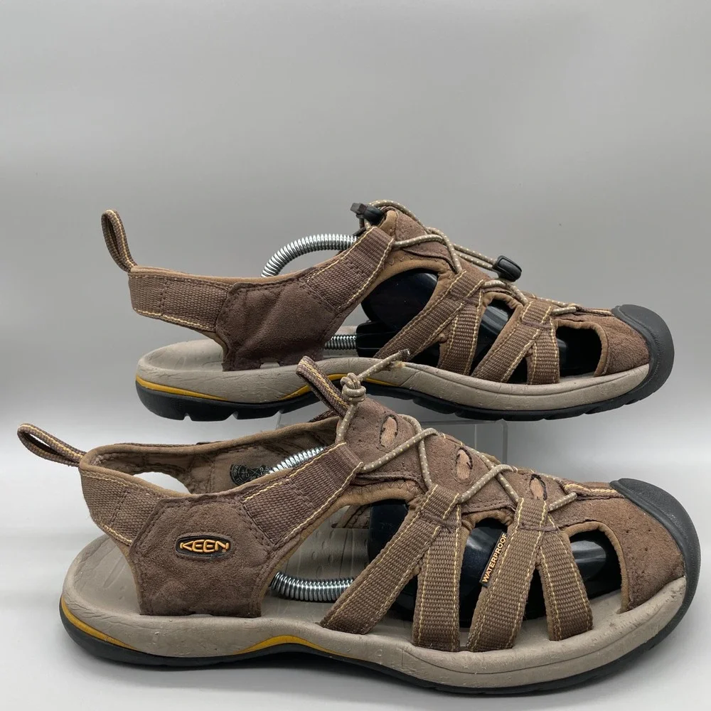 Keen Arroyo II Hiking Sandals‎ Mens 10.5 Brown Waterproof Trail Shoes Outdoor